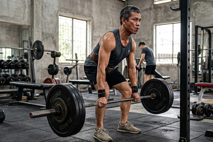 Sau tuổi 50, tập sức mạnh khi bụng đói có làm giảm hiệu quả tăng cơ? - Ảnh 1.