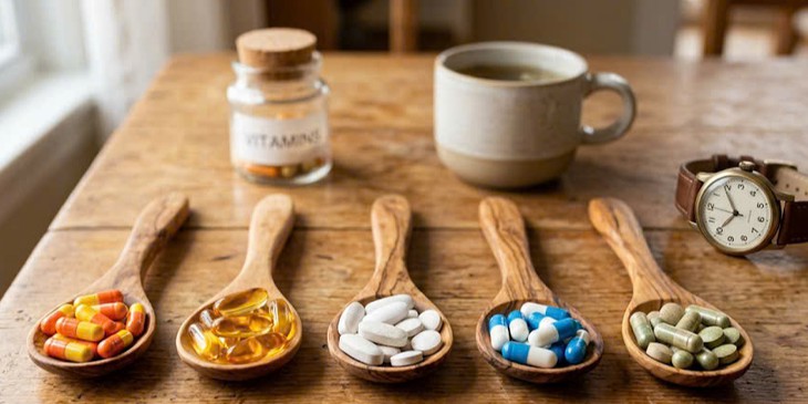 Thời điểm uống vitamin tổng hợp: Sáng hay tối có gì khác biệt? - Ảnh 1.