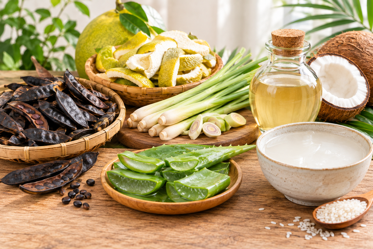 Mẹo chăm sóc tóc khô xơ bằng nguyên liệu thảo mộc tại nhà - Ảnh 1.