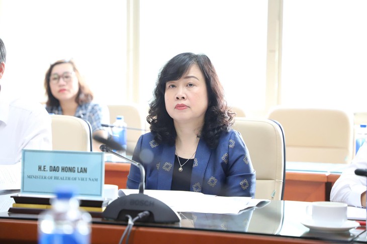 Bộ trưởng Đào Hồng Lan tiếp và làm việc với Đoàn công tác cấp cao Tập đoàn FedEx- Ảnh 1.