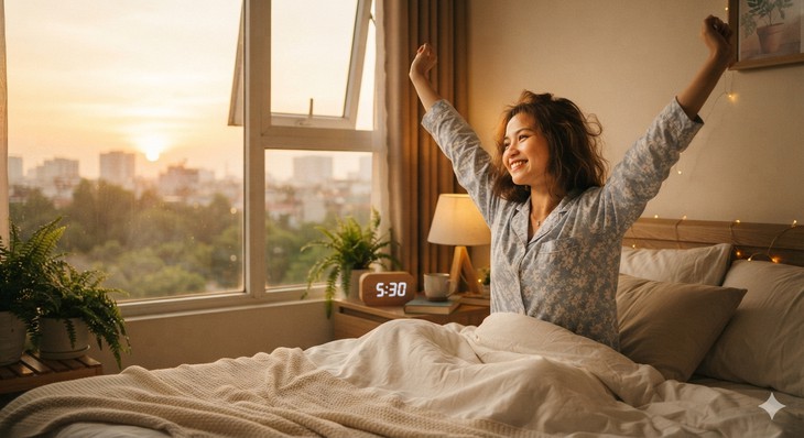 5 thói quen buổi sáng giúp bạn khỏe mạnh, minh mẫn- Ảnh 1.