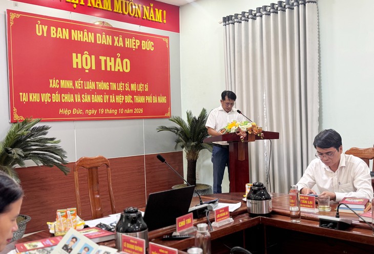 Bí ẩn hố chôn tập thể liệt sĩ dưới sân Đảng ủy xã Hiệp Đức dần sáng tỏ- Ảnh 3.