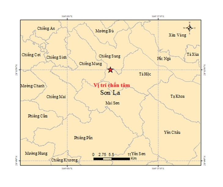 Vừa động đất mạnh 4.2 độ ở Sơn La - Ảnh 1.