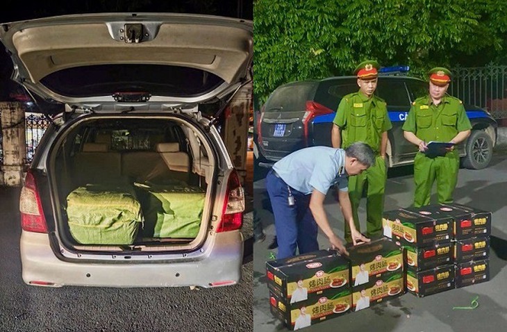 Chặn 135kg xúc xích, lạp xưởng ‘không giấy tờ’ định đổ về các quán ăn cổng trường- Ảnh 1.