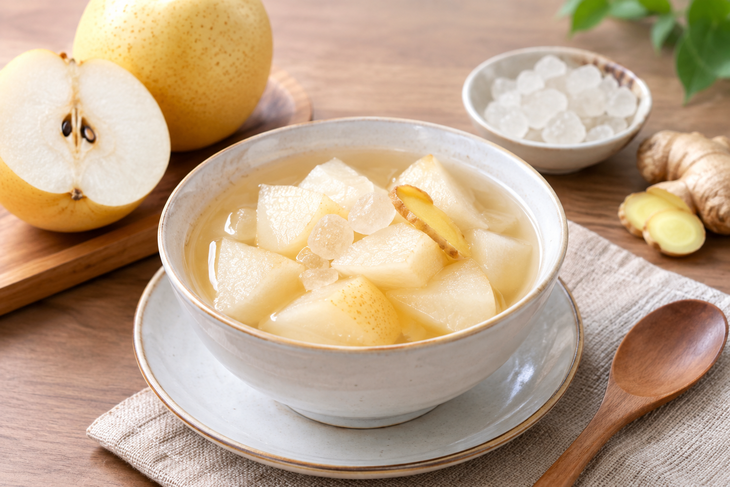 Lê chưng đường phèn trị ho là loại nào, cách chưng và ai không nên dùng? - Ảnh 1.