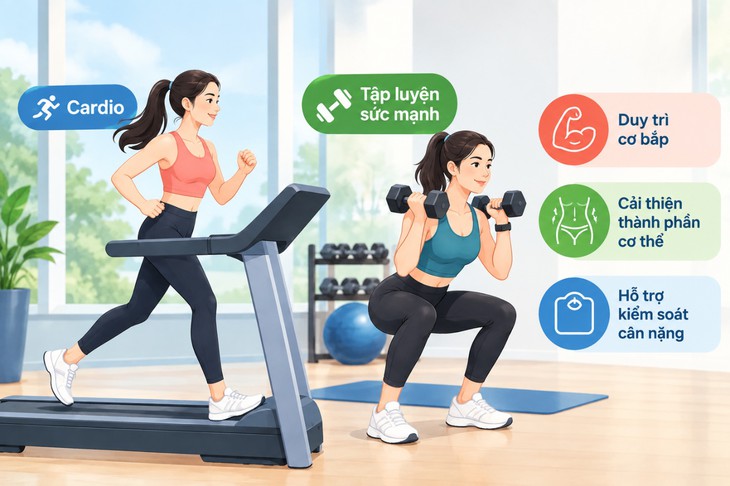 Những bài tập sức mạnh hỗ trợ giảm cân cho người mới bắt đầu - Ảnh 1.