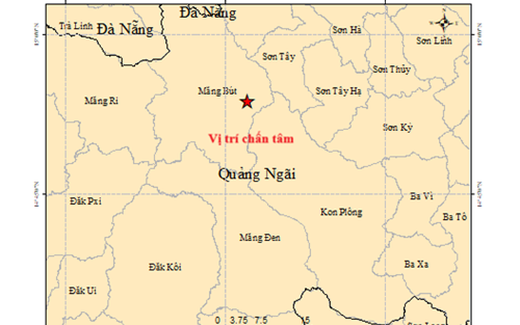 Động đất mạnh 3.5 độ ở Quảng Ngãi gây rung lắc - Ảnh 2.