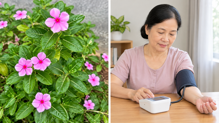 4 bài thuốc dân gian hỗ trợ điều trị tăng huyết áp từ cây dừa cạn - Ảnh 1.