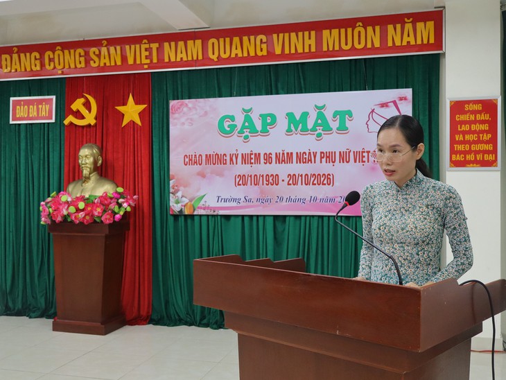 Phụ nữ Đặc khu Trường Sa mừng ngày truyền thống trong tình yêu thương, sẻ chia - Ảnh 3.