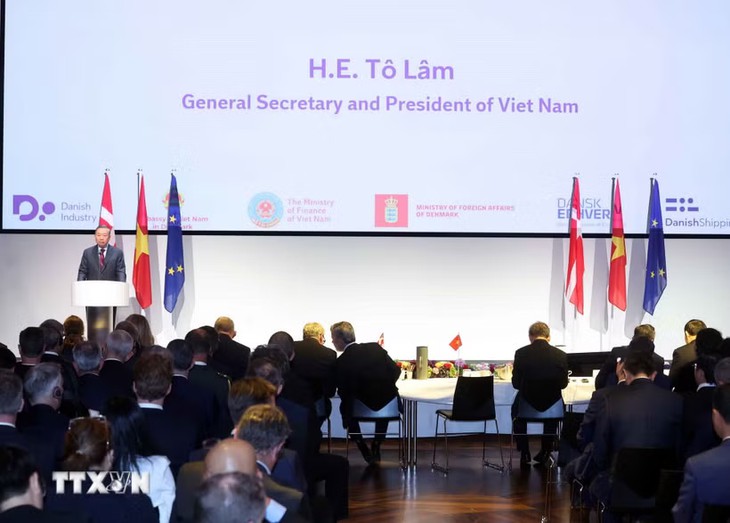Tổng Bí thư, Chủ tịch nước Tô Lâm dự Diễn đàn Doanh nghiệp Việt Nam - Đan Mạch- Ảnh 1.