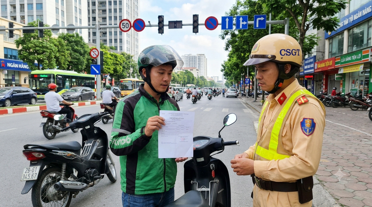 Chỉ cần có giấy hẹn cấp, đổi bằng lái người điều khiển phương tiện vẫn tiếp tục được lái xe? - Ảnh 2.