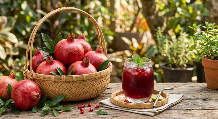 Mẹo uống nước ép lựu tốt cho tim mạch và huyết áp - Ảnh 1.