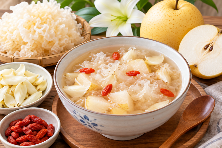4 món ăn giúp dưỡng âm, hỗ trợ giảm khô họng trong mùa thu - Ảnh 1.
