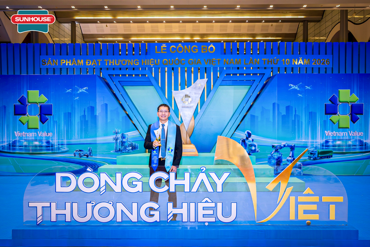 Thương hiệu gia dụng duy nhất 5 lần liên tiếp đạt Thương hiệu Quốc gia Việt Nam- Ảnh 1.
