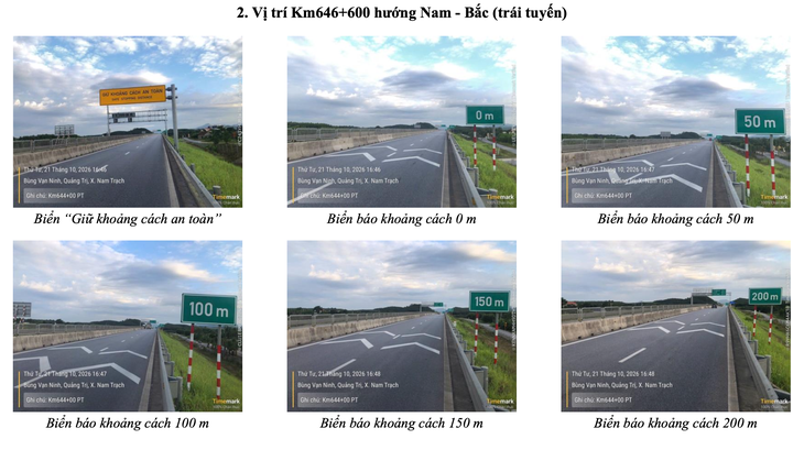 Rà soát 4 vị trí trên cao tốc trước khi xử phạt lỗi không giữ khoảng cách- Ảnh 2.