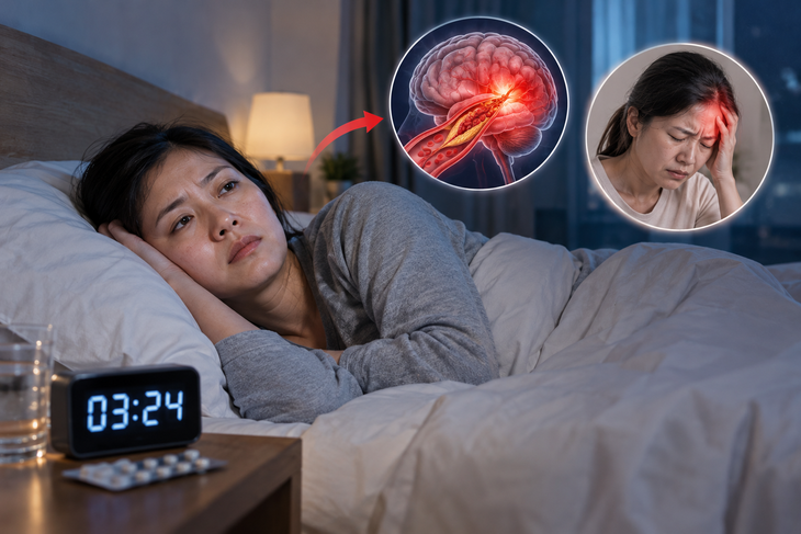 Mất ngủ kéo dài liên quan đến nguy cơ đột quỵ và các vấn đề sức khỏe - Ảnh 1.