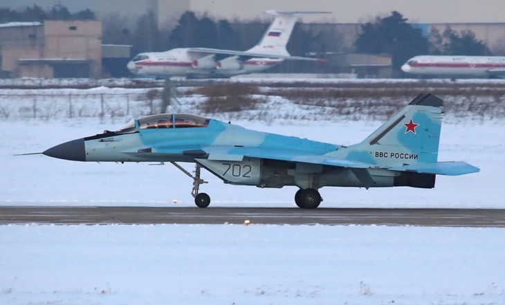 Tiêm kích MiG-35 Nga lộ diện trong nhiệm vụ ngăn chặn tấn UAV tầm xa của Ukraine- Ảnh 1.