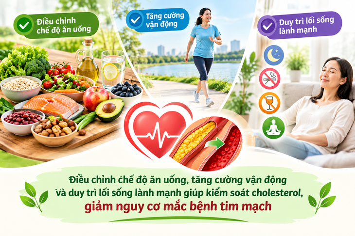 8 cách giúp giảm cholesterol tự nhiên, bảo vệ sức khỏe tim mạch - Ảnh 1.