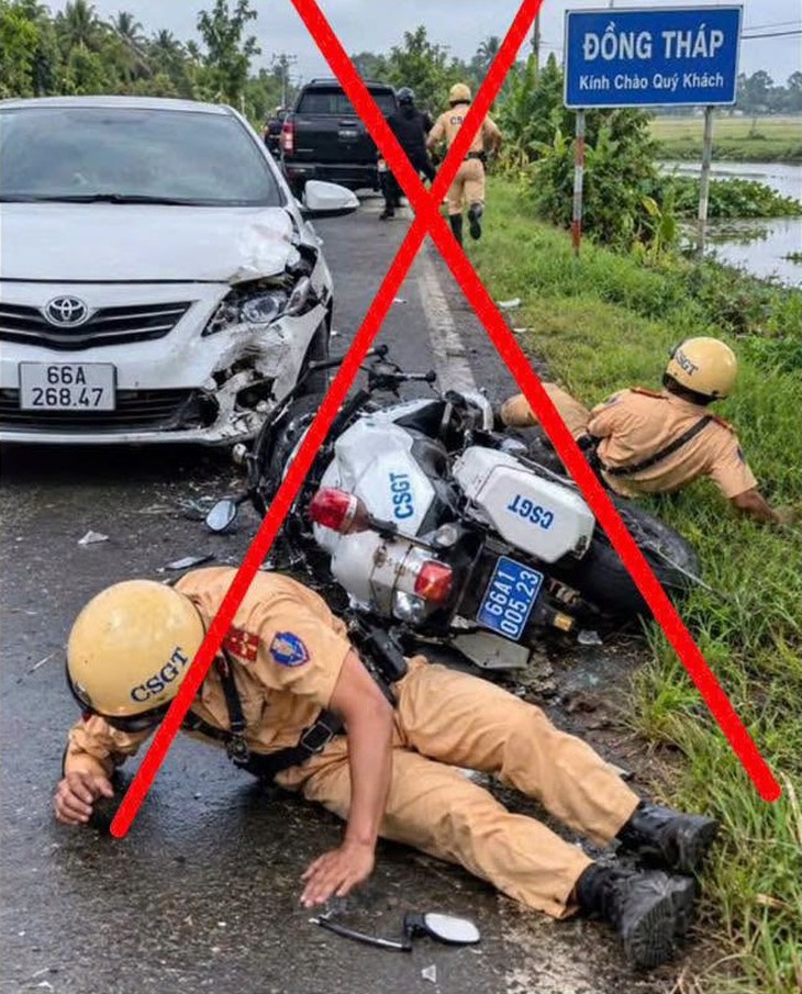 Thông tin vụ tai nạn khi bị CSGT truy đuổi ở Đồng Tháp là sai sự thật- Ảnh 3.