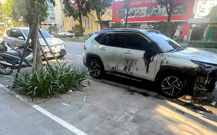 Xác định nghi phạm trong vụ ô tô bị đốt, phá trên đường Hà Nội ở Huế- Ảnh 2.
