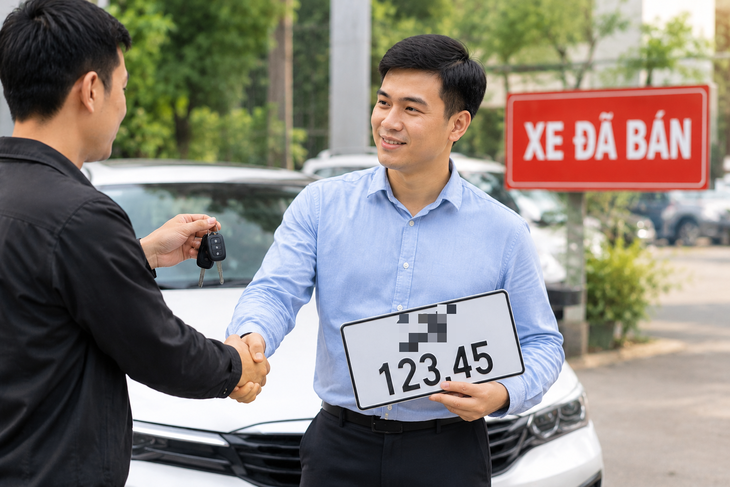 Tưởng bán xe vẫn giữ được biển số, chủ xe cần nhớ mốc thời gian này - Ảnh 1.