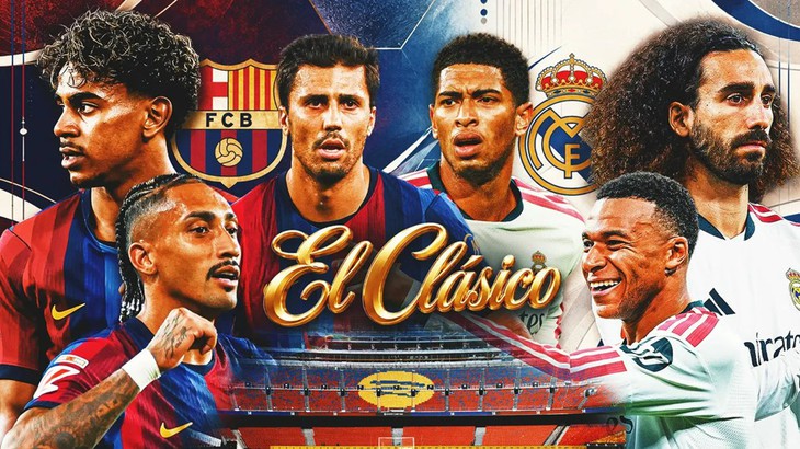 Lịch thi đấu bóng đá hôm nay ngày 25/10 - 26/10: Siêu kinh điển Barcelona vs Real Madrid- Ảnh 1.