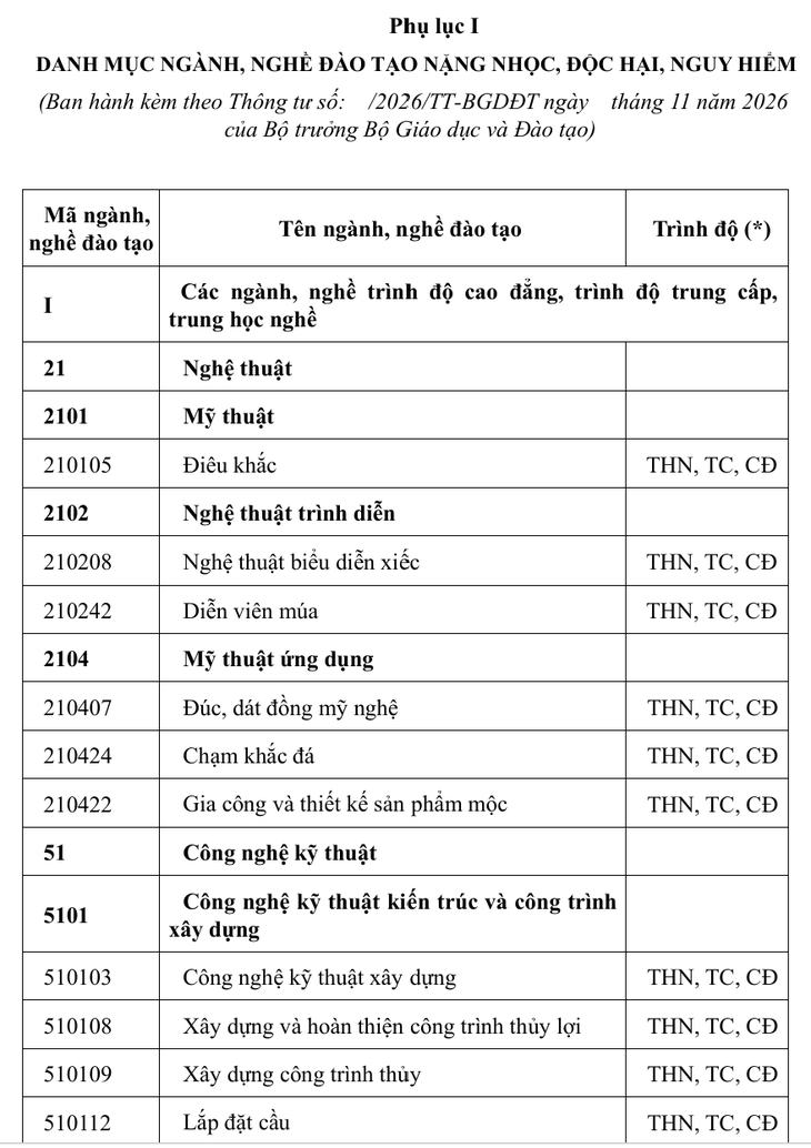 Nhóm ngành Sức khỏe nào đề xuất vào danh mục ngành nặng nhọc, độc hại, nguy hiểm?- Ảnh 1.