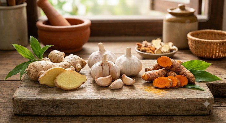 Cách dùng 3 loại gia vị trong bếp hỗ trợ phòng ngừa cúm A - Ảnh 1.
