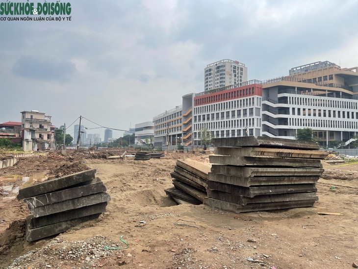 Hà Nội: Cận cảnh tiến độ đường nối Phạm Hùng – Lê Đức Thọ- Ảnh 1.