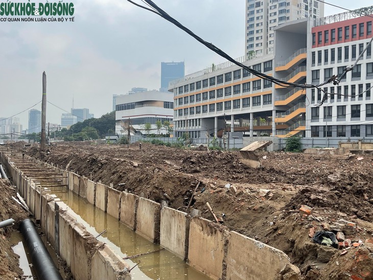 Hà Nội: Cận cảnh tiến độ đường nối Phạm Hùng – Lê Đức Thọ- Ảnh 4.