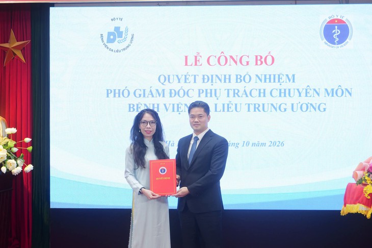 Bộ Y tế bổ nhiệm Phó Giám đốc chuyên môn Bệnh viện Da liễu Trung ương- Ảnh 1.