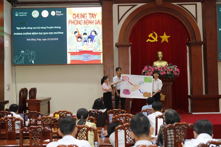 Lan tỏa kiến thức phòng, chống bệnh dại đến hơn 65.000 học sinh- Ảnh 1.