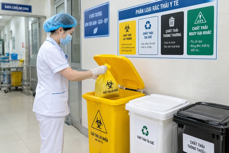 Quản lý chất thải y tế tại bệnh viện: Không thể xem nhẹ khâu phân loại- Ảnh 1.