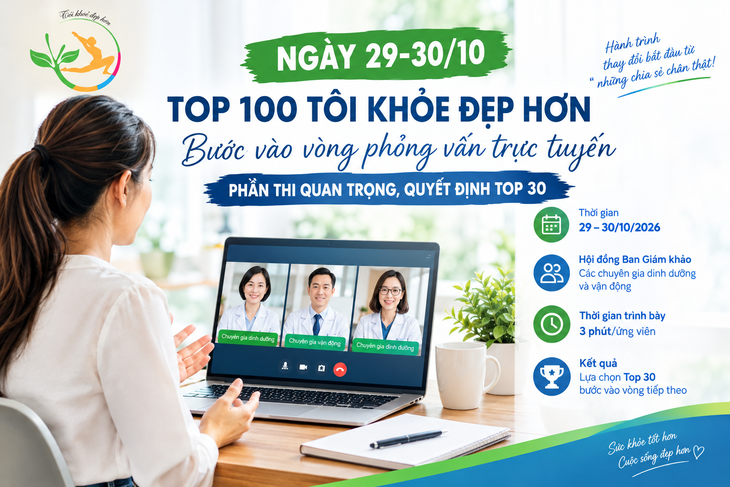 Ngày 29 - 30/10: TOP100 Tôi khỏe đẹp hơn bước vào vòng phỏng vấn quyết định - Ảnh 1.