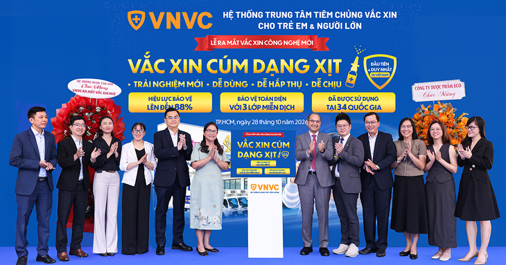 VNVC ra mắt và triển khai vắc xin cúm dạng xịt mũi cho trẻ em Việt Nam - Ảnh 1.
