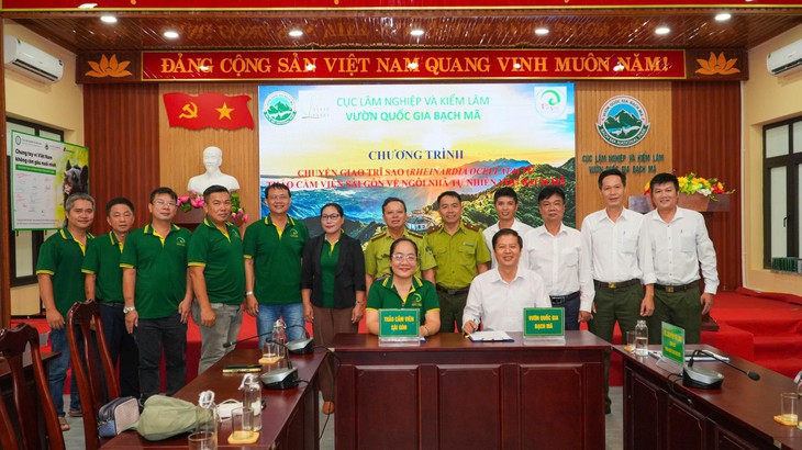 Vườn quốc gia Bạch Mã tiếp nhận nhiều cá thể trĩ sao quý hiếm  - Ảnh 1.