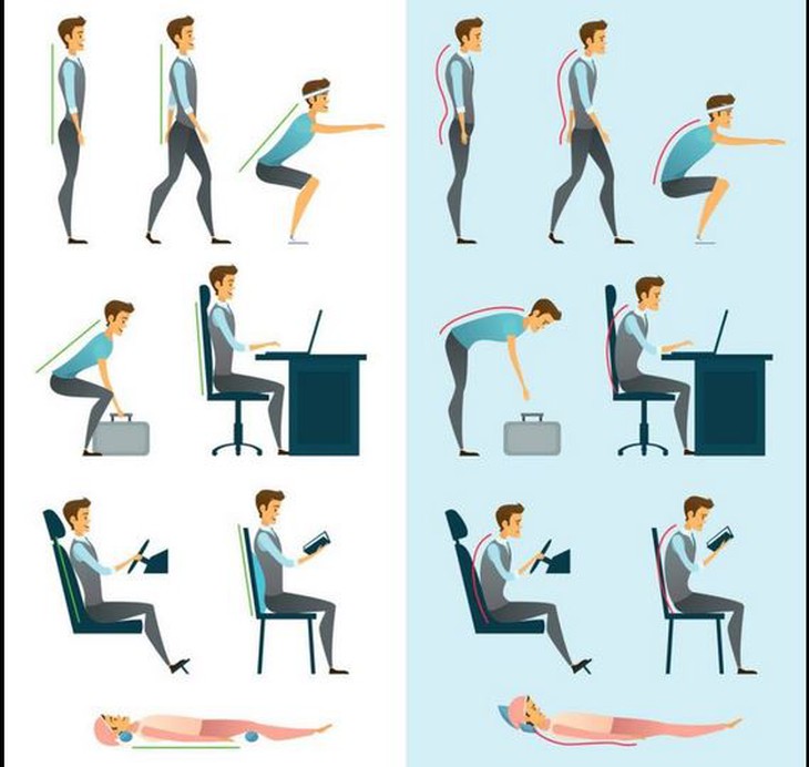 Nguy cơ thoát vị đĩa đệm do ngồi sai cách - Ảnh 1.