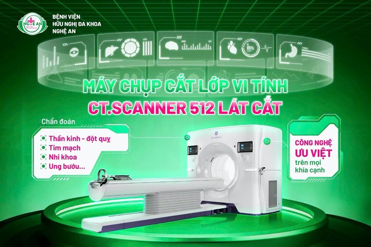 Bệnh viện HNĐK Nghệ An đưa vào vận hành hệ thống CT 512 lát cắt hiện đại- Ảnh 1.