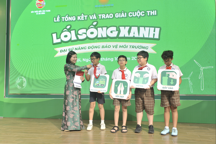 Học sinh lan tỏa lối sống xanh từ trường học- Ảnh 3.