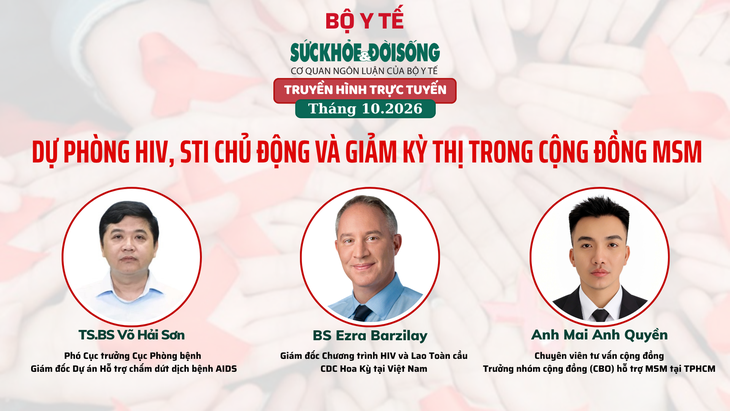 Truyền hình trực tuyến: "DỰ PHÒNG HIV, STI VÀ GIẢM KỲ THỊ TRONG CỘNG ĐỒNG MSM" - Ảnh 1.
