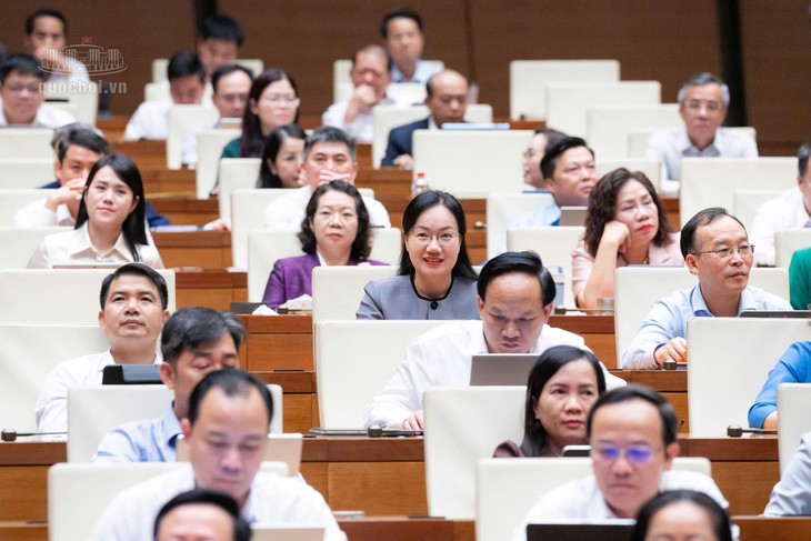 Quốc hội tiếp tục bàn thảo ở nghị trường để phát triển kinh tế - xã hội- Ảnh 1.