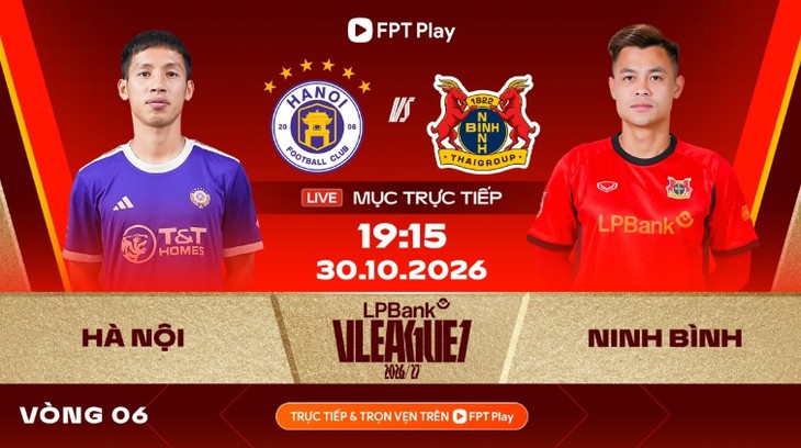 Lịch thi đấu bóng đá hôm nay ngày 30/10 - 31/10: Đại chiến Hà Nội vs Ninh Bình- Ảnh 1.
