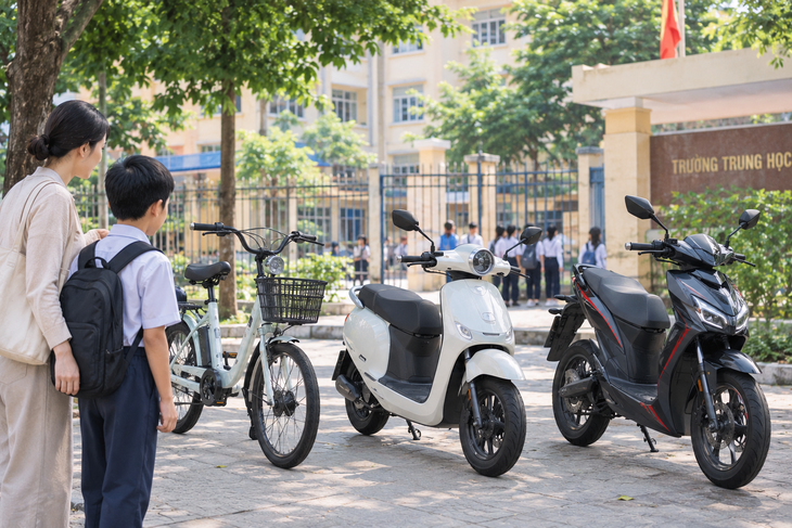 Mua xe điện cho con đi học, phụ huynh cần biết điều này- Ảnh 2.