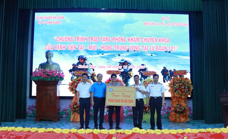 Có thêm phòng khám chuyên khoa cho bộ đội Lữ đoàn 101- Ảnh 1.
