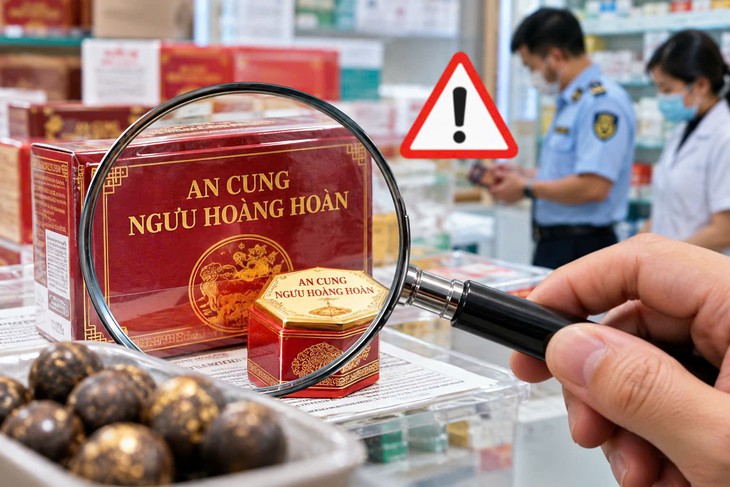 Hà Nội kiểm tra An cung ngưu hoàng hoàn sau vụ sản xuất buôn bán thuốc giả- Ảnh 1.