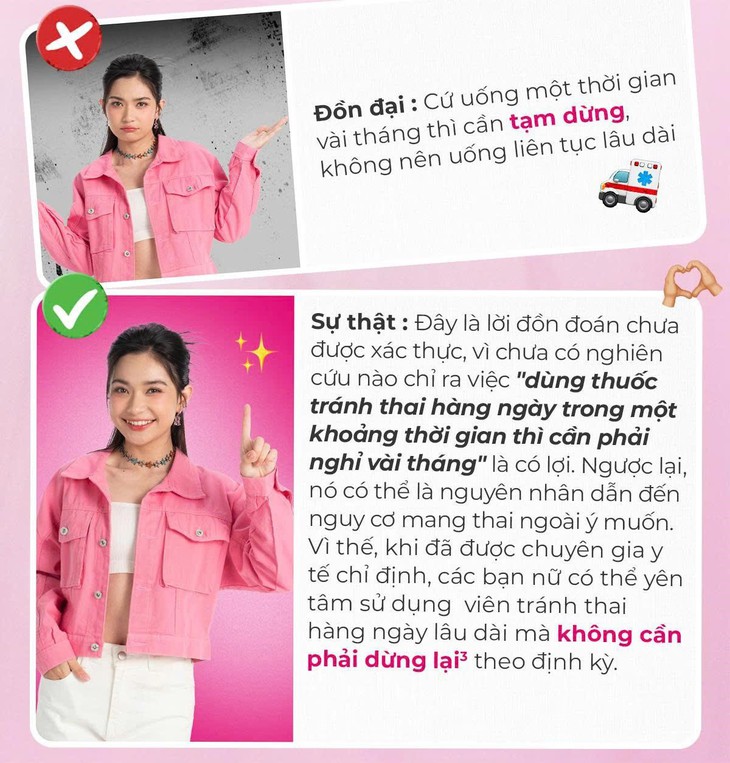 Hóa giải những tin đồn về thuốc tránh thai hàng ngày, cho nàng yên tâm 'yêu'- Ảnh 3.