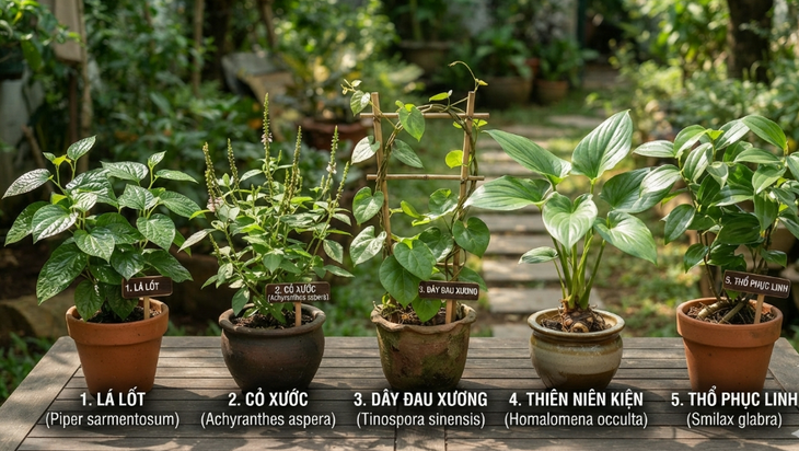Giảm đau nhức xương khớp với 5 cây thuốc nam quanh nhà - Ảnh 1.