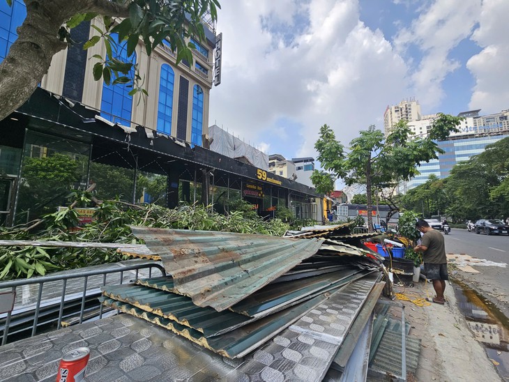 Cận cảnh loạt công trình ven đường Nguyễn Hoàng bị tháo dỡ để làm vườn hoa- Ảnh 8.