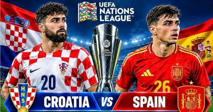 Lịch thi đấu bóng đá hôm nay ngày 6/10 - 7/10: Croatia đấu Tây Ban Nha- Ảnh 1.