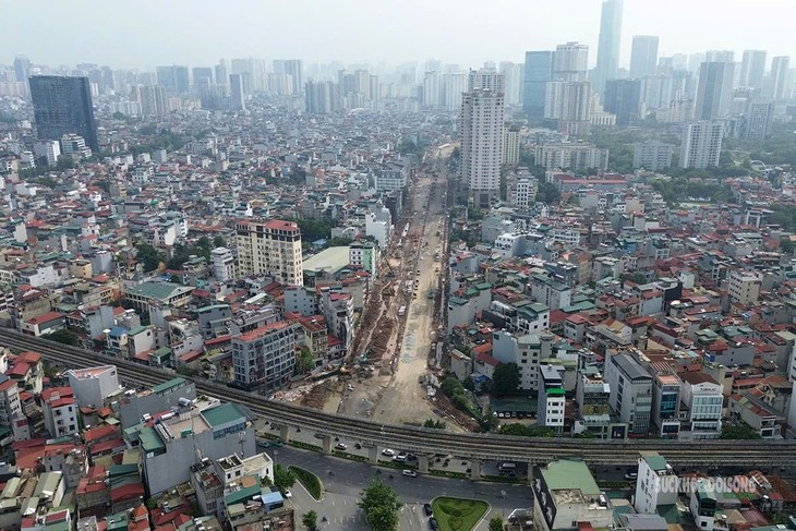 Đoạn đường Cầu Giấy bỏ giải phân cách, sắp thông xe Vành đai 2,5- Ảnh 2.